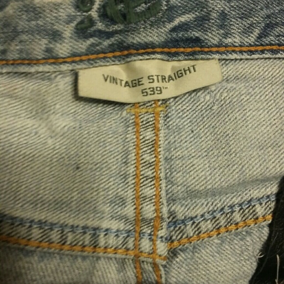 Distressed, Frayed Vintage, Levi’s ORAGAINALS LEVI'S Shorts patched - Picture 5 of 6